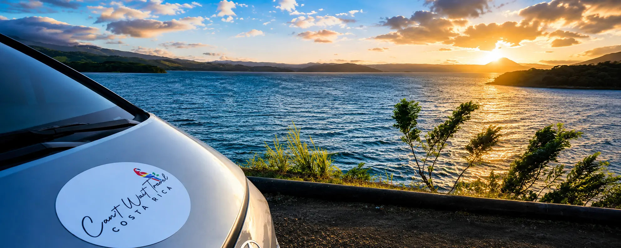 Can't Wait Travel private van at Lake Arenal, Costa Rica